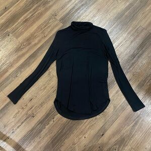 Long Sleeve Black Turtle Neck Light Sweater from Old Navy